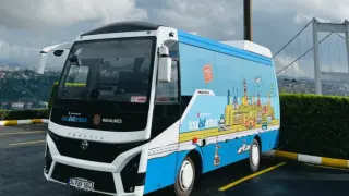 Trasferimento privato in autobus dall'aeroporto di Istanbul (1-50 passeggeri)